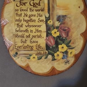 Vintage For God plaque